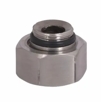 Гайка з футоркою Lidz Kubis Nickel з нержавіючої сталі для змішувача та душової стійки (LDKUB3132815N49531)
