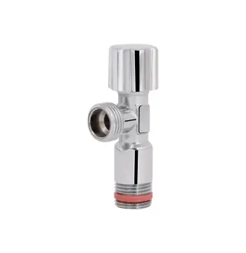 Кран кутовий Thermo Alliance Forte 1/2"ЗЗ, хром TAF341W1515