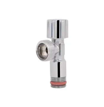 Кран кутовий Thermo Alliance Forte 1/2"З×3/4"З, хром TAF341W1520