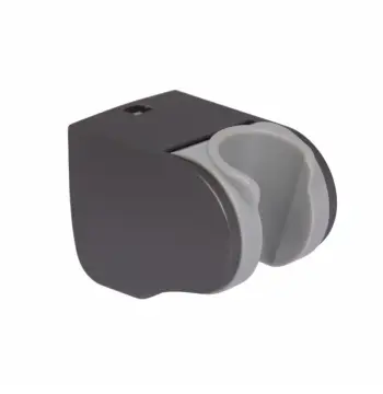 Кронштейн для ручного душу Qtap Vlasta New пластиковий gunmetal black для змішувача для ванни (QTVLA6254051GMB49643)