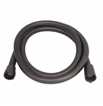 Душовий шланг Qtap Vlasta New gunmetal black з PVD-покриттям 150 см (QTVLA15002424GMB49654)
