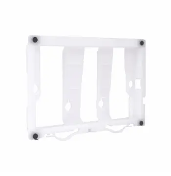 Рамка кріплення кнопки змиву Qtap Standard QTSTD167W49821 пластикова біла для інсталяції (QTSTD167W49821)
