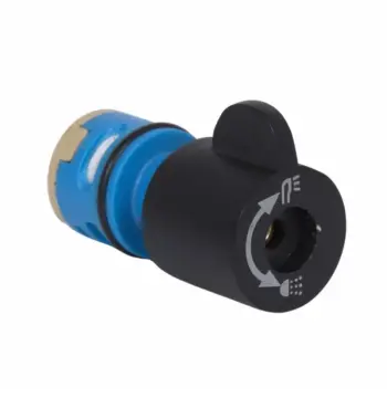 Ручка Qtap QTGEM2212333BLA50056 Gemini латунна чорна матова для змішувача для ванни (QTGEM2212333BLA50056)