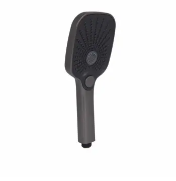Лійка для ручного душу Qtap Gemini пластикова, колір gunmetal black (QTGEM43100260GMB50073)