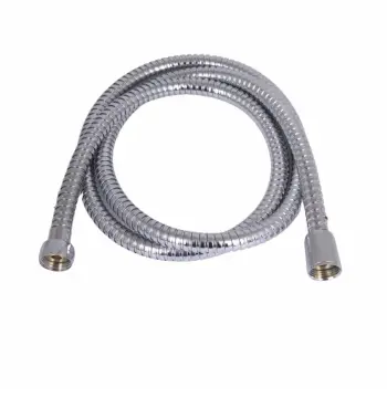 Душовий шланг Qtap Gemini полімерний, хром, 1500 мм (QTGEM150022CRM50097)