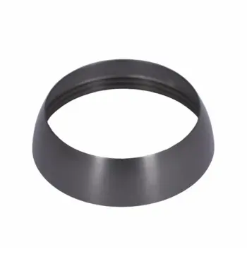 Декоративна накладка Qtap Gemini сталева gunmetal black PVD для затискної гайки картриджа змішувача (QTGEM98339339GMB50106)