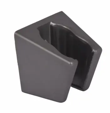Настінний тримач для гігієнічного душу Qtap Gemini пластиковий gunmetal black (QTGEM44445422GMB50116)