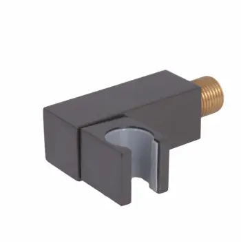 Тримач для ручної лійки Qtap Gemini латунний gunmetal black для прихованого монтажу (QTGEM428639975GMB50121)