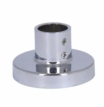 Кріплення стійки Qtap QTGEM35595CRM50207 Gemini сталеве хром для душової системи 35×59 мм, 5 мм (QTGEM35595CRM50207)