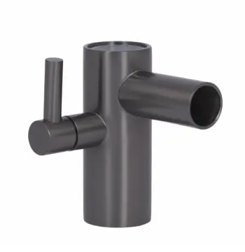 З'єднувач душової стійки Qtap Gemini латунний gunmetal black pvd (QTGEM71252962GMB50214)