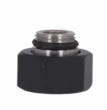 Гайка Qtap Gemini сталева чорна матова у зборі для змішувача (QTGEM1629729750258)