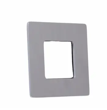 Декоративна накладка для картриджа Qtap Inspai-Varius V00440701 сталева хромована для гігієнічного душу (QTINSVAR69878698CRM50357)