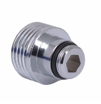 Футорка Qtap Inspai-Varius V00440501 хромированная для шланга гигиенического душа (QTINSVAR216216196CRM50375)