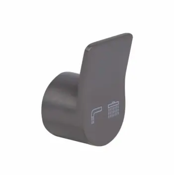 Ручка переключателя режимов Qtap QTPRE271455274GRP50517 Presto металлическая графит для душевой системы (QTPRE271455274GRP50517)