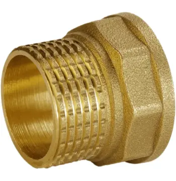 Перехідник 1/2″ВЗ латунний А0601А
