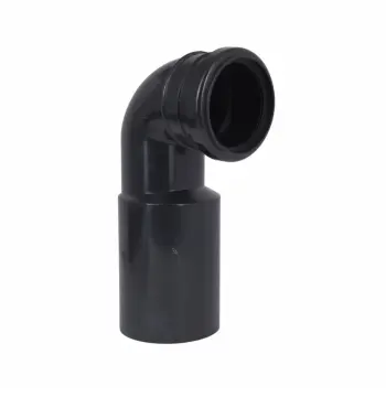 Патрубок зливний Qtap Standard DN90 пластиковий кутовий для інсталяції (QTSTD167BL50800)