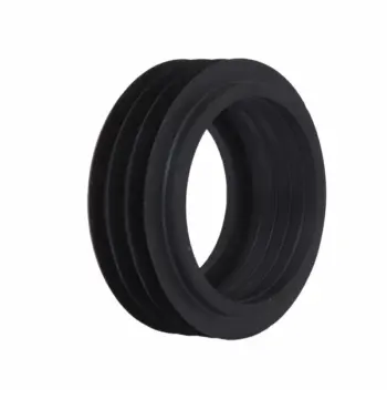 Прокладка патрубка Qtap Standard DN50 сталева для інсталяції, 62×62×26 мм (QTSTD167BL50804)