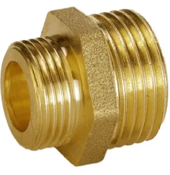 Ніпель редукційний 3/4″х1/2″ЗЗ латунний А0511А