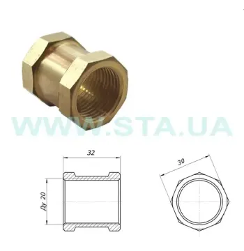 Муфта 3/4" STA