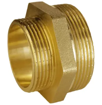 Ніпель редукційний 1 1/2″х1 1/4″ЗЗ латунний А0522А