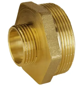 Ніпель редукційний 1 1/4″х 3/4″ЗЗ латунний А0593А