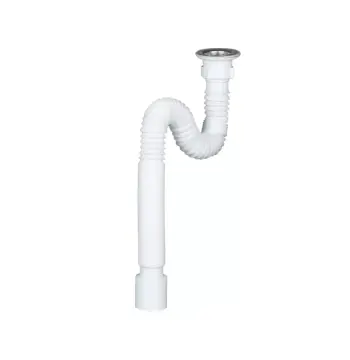 Сифон 1/240/50 для мийки гофрований SOLOPLAST Г0106 з нержавіючої сталі 1 1/2*40/50 (1003937)