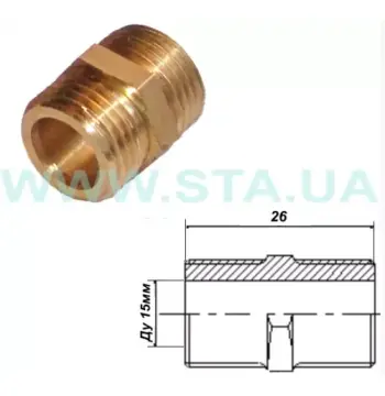 Ніпель 1/2" (під прокл.) STA