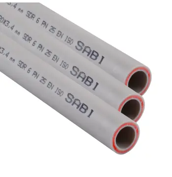 Труба Sabi PPR Fiber PIPE ф25*4.2mm PN 25 зі скловолокном