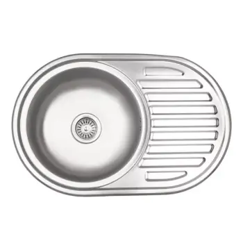 Кухонна мийка WEZER 7750(08) Deсor 770x500x180 мм + сифон