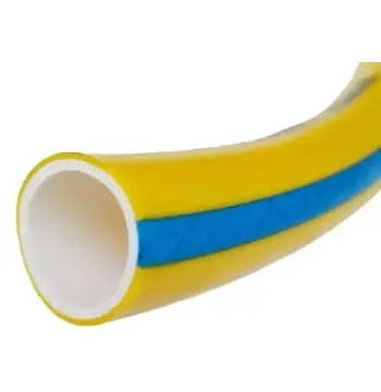 Шланг ПАТРІОТ Ø 1/2" 30м, 3х сл. (жовтий із синьою смугою)