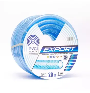 Шланг для поливу Evci Plastik Export ПВХ Ø 3/4", тришаровий, армований, бухта 20 м