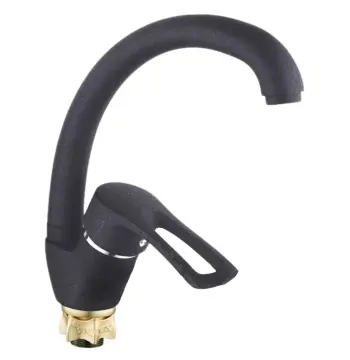 Змішувач для кухні WEZER YUB4-181-BLACK, чорний