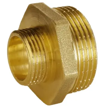 Ніпель редукційний 1 1/2″х 3/4″ЗЗ латунний А0510А