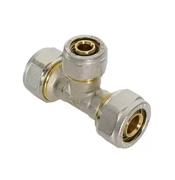 Трійник перехідний 20*16*20 Мет. Пласт. WEG