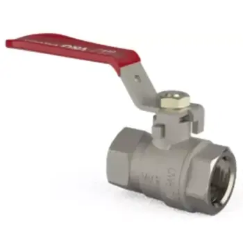 Кран кульовий V&G Optima 2" ВВ (червона ручка)