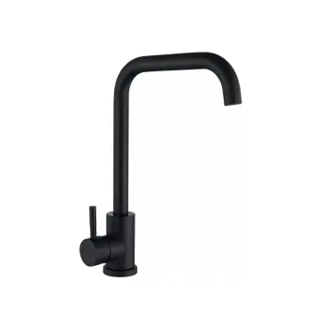 Змішувач для кухні WEZER EKO4B-01-BLACK Г-подібний