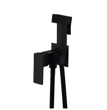 Гігієнічний душ WEZER PRO9В-02-BLACK, нержавіюча сталь, чорний