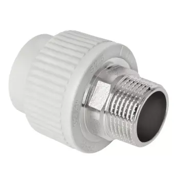 Муфта PP-r із зовнішньою різьбою ITAL 40 мм x 1 1/4"
