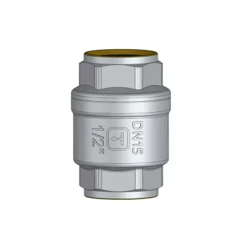 Зворотній клапан ITAL 1/2" пружинний, нікель