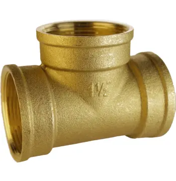 Трійник 1 1/2″ВВВ латунний A0207-1А