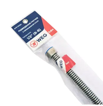Шланг для води WEG Ø 1/2" 1.0 м ВВ (W-57)