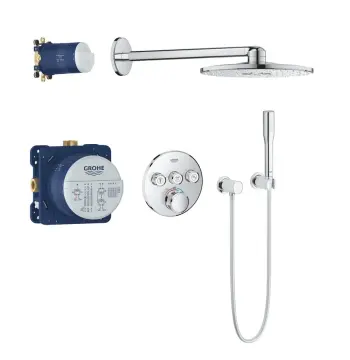 Душова система прихованого монтажу з термостатом Grohe Grohtherm SmartControl (34705000)
