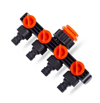 Планка-адаптер розподільник з 4-ма запірними кранами 1/2"-3/4"-1" (UKR-063)