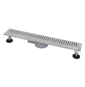 IT03-FT10/ 900 ITAL Душовий трап 900 мм поворот.360, комбін.затвор, Brushed nickel (блістер)