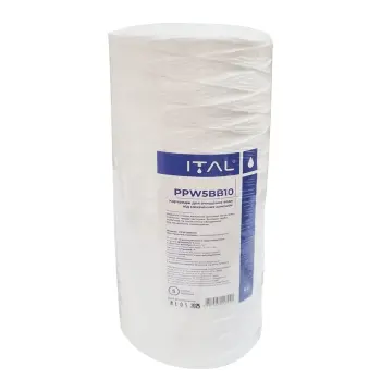 Фільтр-картридж ITAL PPW5BB10IT 4.5" x 10" поліпропіленовий нитковий 5 мкм