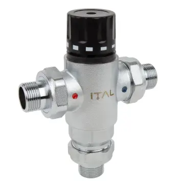 Клапан термостат. змішувальний 3/4" ITAL нік. (IT34-H1040)