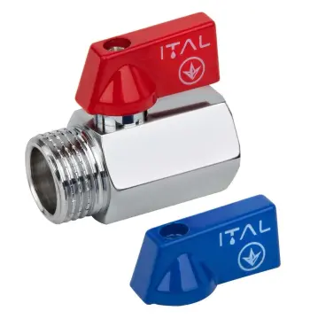 Кран кульовий ITAL MINI 1/2" ВЗ PN25 хромований (1057058)