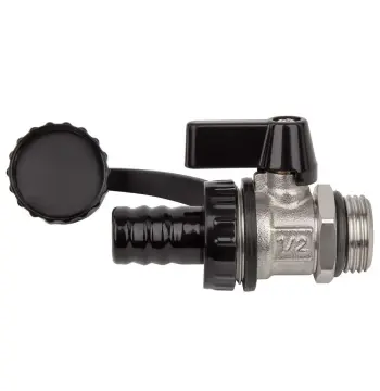 Зливний кран для колектора 1/2" ITAL нік. (IT18-H3031)