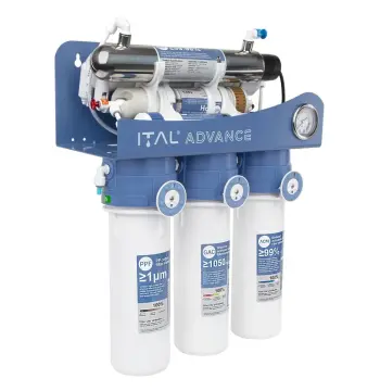 Осмос ITAL Advance 7-75M UV (7 ступенів, без помпи, мембрана DUPONT 75 галон, UV ламп) (ADV-RO7-75M)