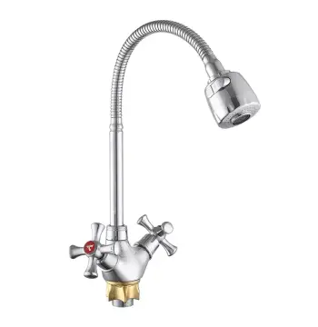 VRL425-12 кухня двовент. гусак рефлекторний гайка (хром)